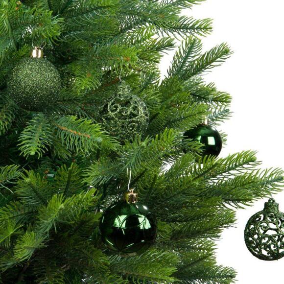 Confezione di 37 palline di Natale (D60 mm) Alpine Mix Verde abete 3
