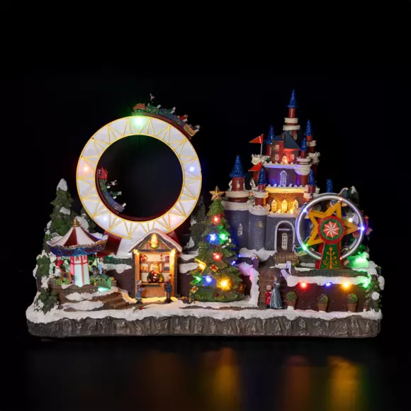 Village de Noël lumineux et musical Foire 2
