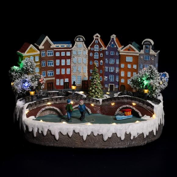 Pueblo de Navidad luminoso y musical Amsterdam 2