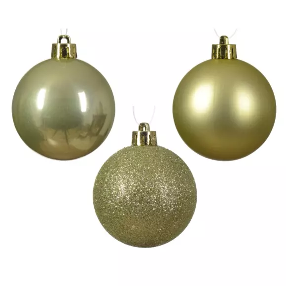 Set van 30 kerstballen Alpine Mix Pistachegroen 2