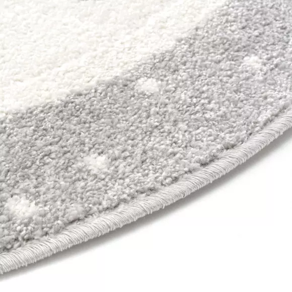 Tapis rond enfant (100 cm) Bambi Gris 3
