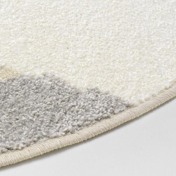 Runder Teppich (100 cm) Igloo Weiß 3