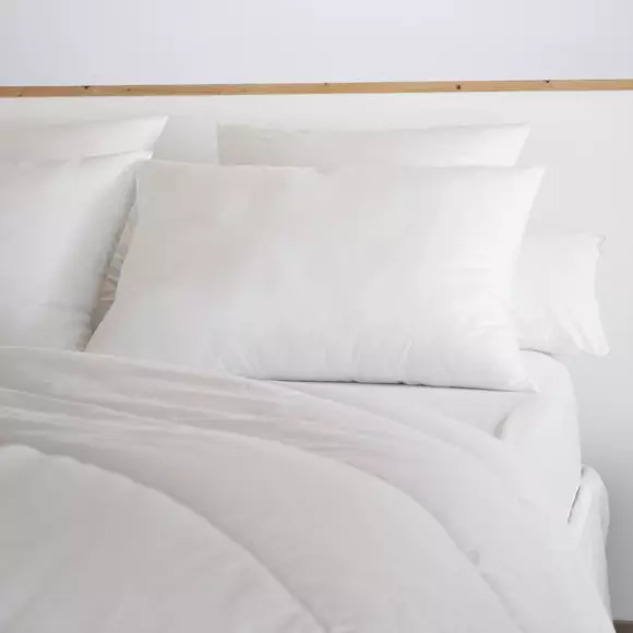 Almohada anti ácaros rectangular (70 cm) Sirius Blanco