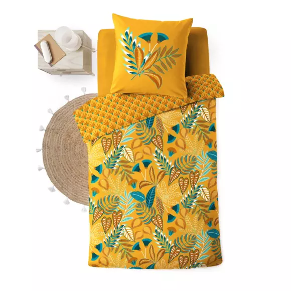 Funda Nórdica y una funda  en algodón (140 cm) Tilda Amarillo ocre 3