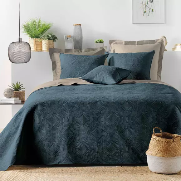 Funda de cojín (60 cm) Romane Azul trullo 3