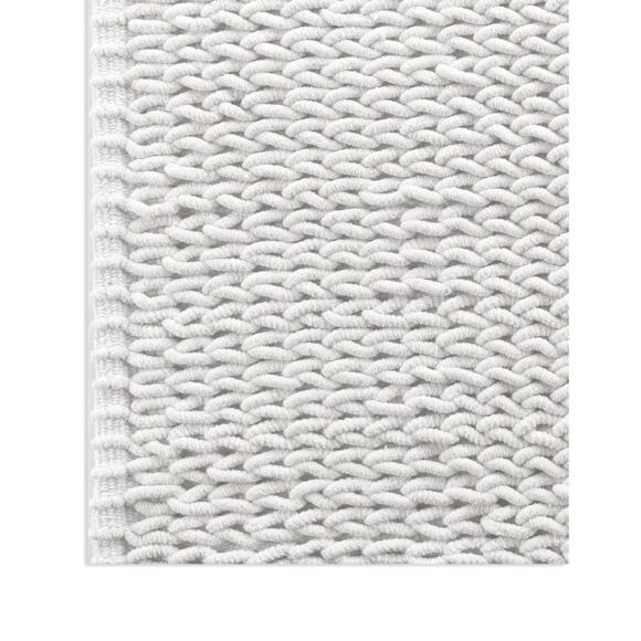 Tapis de bain (80 cm) Isalis Blanc 2