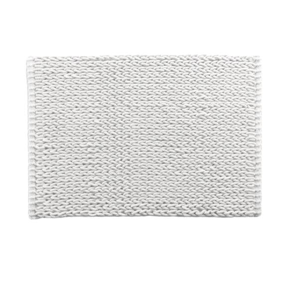 Tapis de bain (80 cm) Isalis Blanc 3