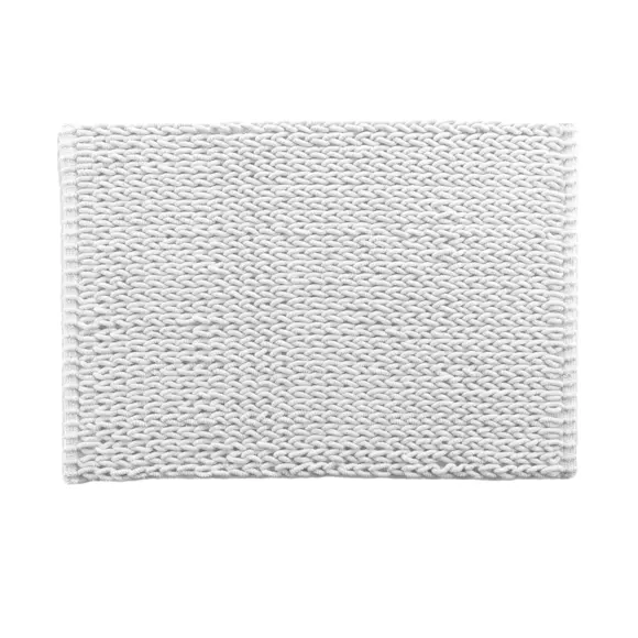 Tapis de bain (80 cm) Isalis Blanc 3