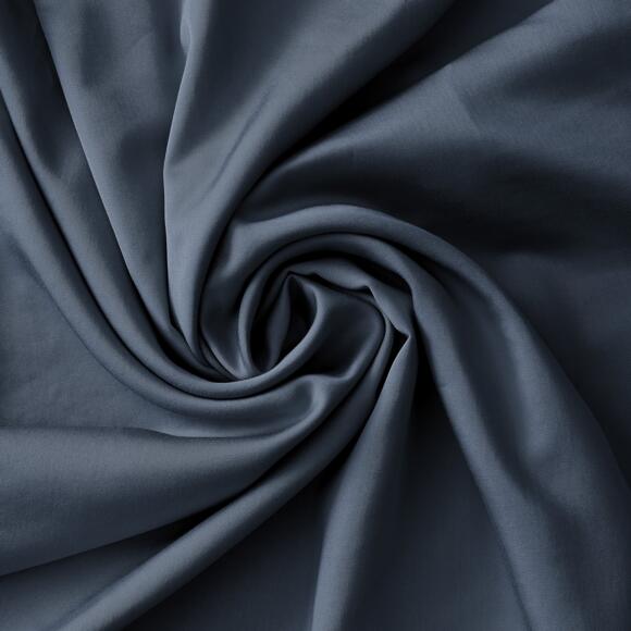 Taie d'oreiller carrée satin de bambou (63 x 63 cm) Salomé Bleu nuit
