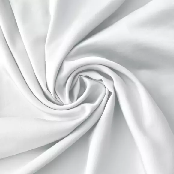 Funda de almohada rectangular en satén de bambú (70 cm) Salomé Blanco chantilly
