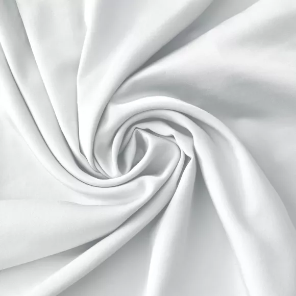 Sábana bajera en satén de bambú (180 x 200 cm) Salomé Blanco chantilly