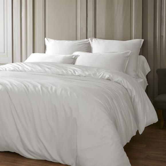 Bettbezug Bambus-Satin (260 cm) Salomé Weiß