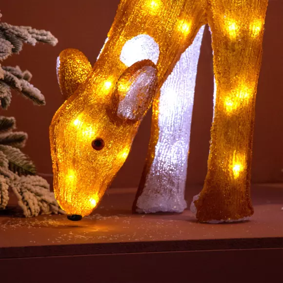 Reno luminoso Lilo Marrón 100 LED 2