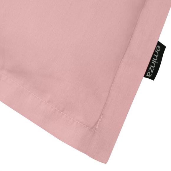 Funda de almohada cuadrada de percal de algodón (65 cm) Cali Rosa palo 2