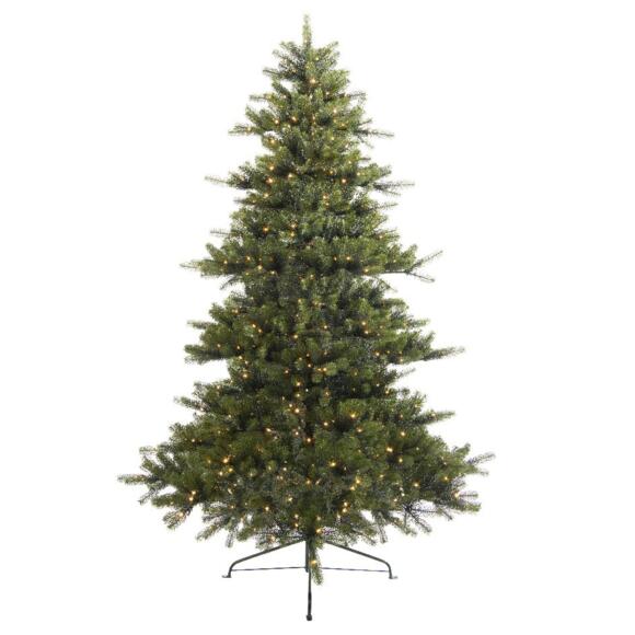 Künstlicher Weihnachtsbaum mit Beleuchtung für draußen Winnipeg H240 cm Tannengrün 2