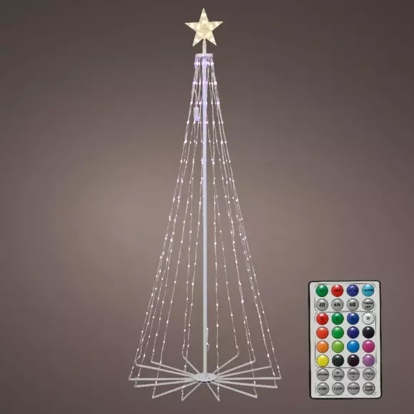 Cône lumineux dancing lights blanc et Multicolore 295 Micro LED 2