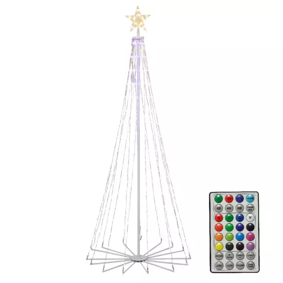 Cône lumineux dancing lights blanc et Multicolore 295 Micro LED 3