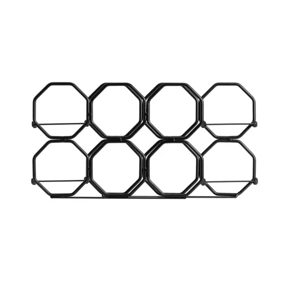 Range-bouteilles métal pliable (H22 cm) Elio Noir 3