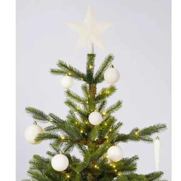 Kit kerst hangdecoratie Vélia wolwit 3