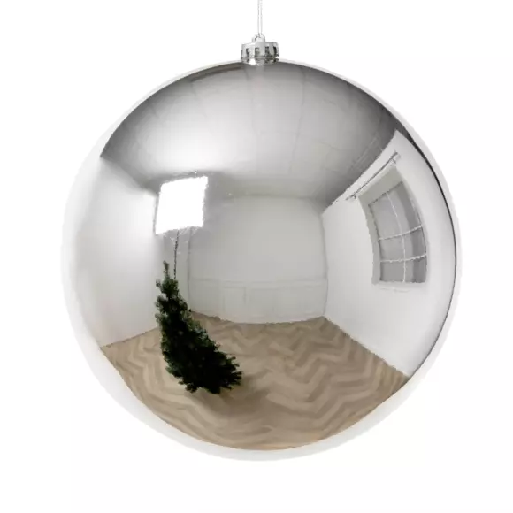 Boule de Noël (D250 mm) New Alpine Argent 2