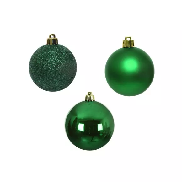 Set van 30 kerstballen (D80 mm) New Alpine dennengroen 2