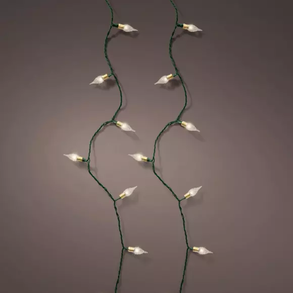 Luces de Navidad Vintage CV 12 m Blanco cálido 120 LED 2