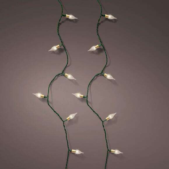 Luces de Navidad Vintage CV 18 m Blanco cálido 180 LED 2