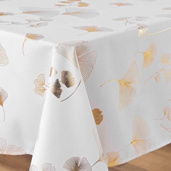 Nappe rectangulaire (L300 cm) Bloomy Blanche 2