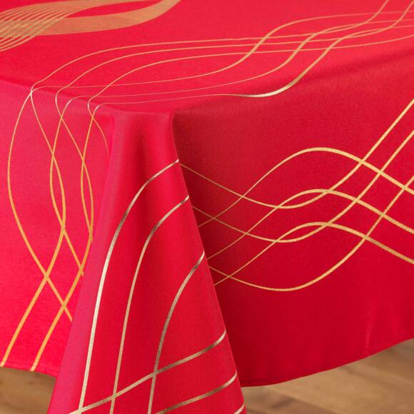 Tischdecke rechteckig (L300 cm) Elona Rot 2