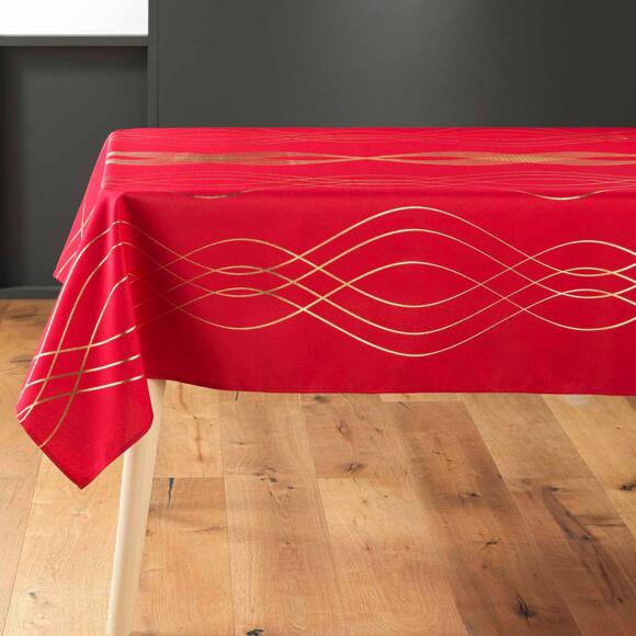 Tischdecke rechteckig (L300 cm) Elona Rot 3