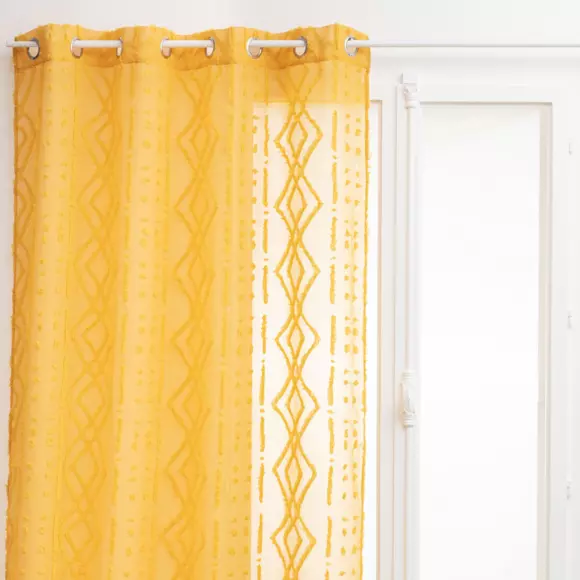 Visillo (140 x 240 cm) Salma Amarillo ocre 2