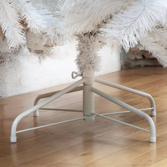 Árbol de Navidad artificial Oregon H185 cm Blanco 
