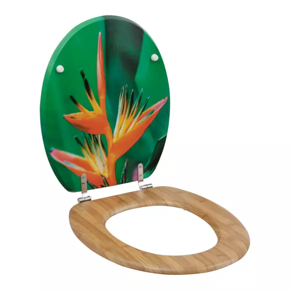 Abattant WC imitation Bambou Island Spirit Orange