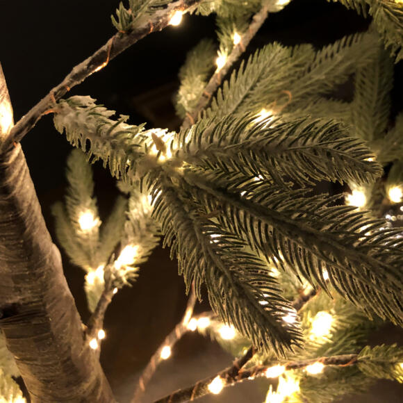 Verlichte moderne kerstboom Katy H180 cm Warm wit verlicht 2