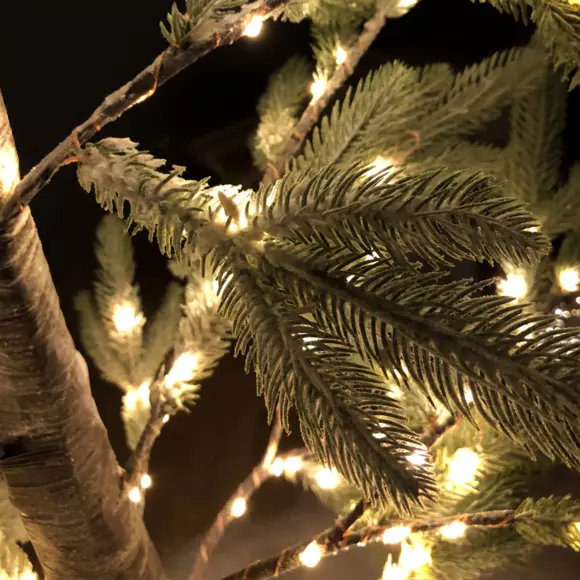Sapin moderne lumineux Katy H180  cm Blanc chaud 2