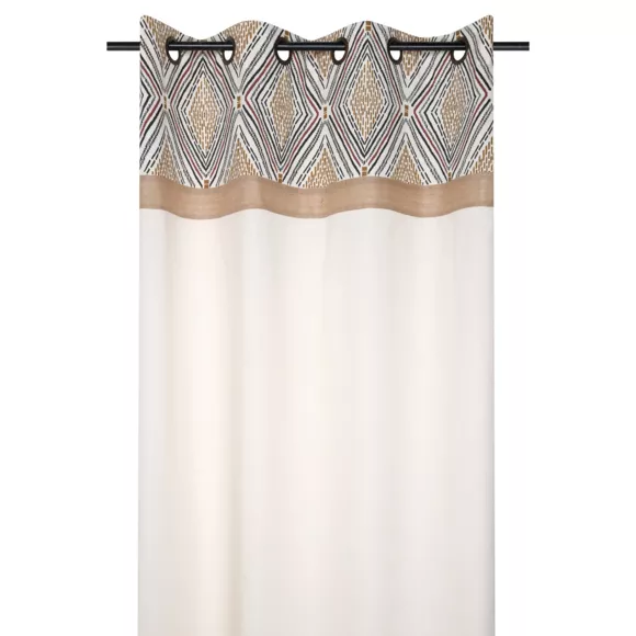 Rideau coton (140 X 260 cm) Taweva Ecru