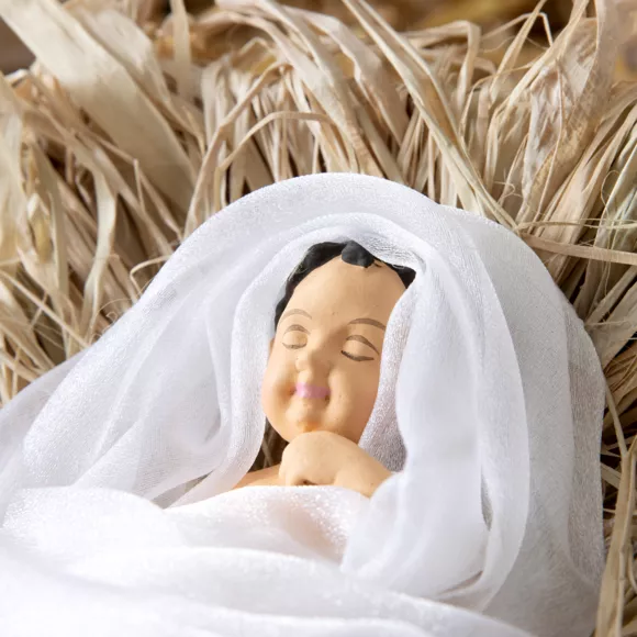 6 Suzanne kerststalfiguren