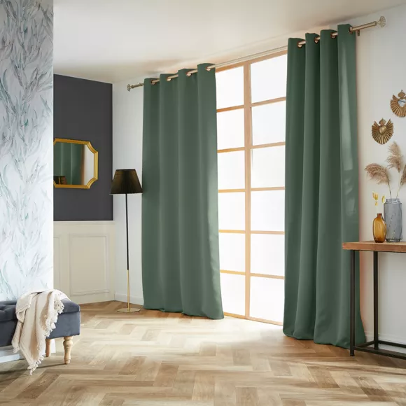 Cortina opaca (140 x 260 cm) Obscure Verde romero