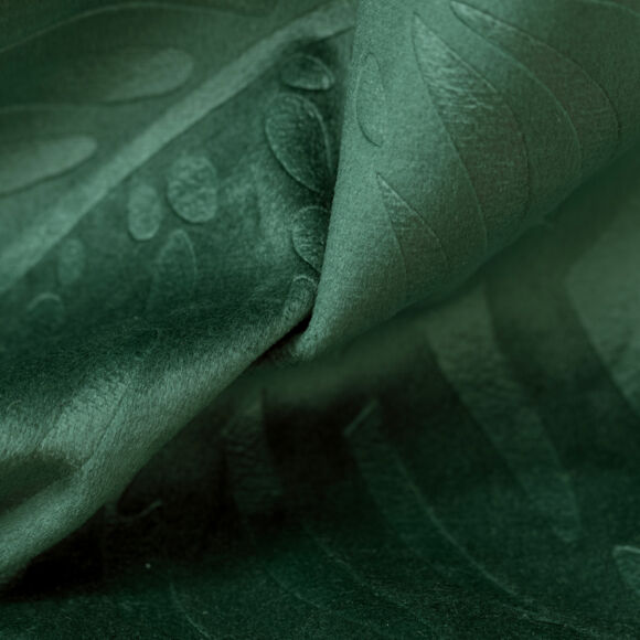 Rideau occultant velours (140 x 240 cm) Fern Vert sapin