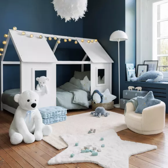 Sillón infantil  Bouclette Blanco