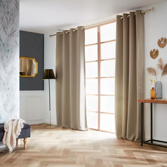 Rideau obscurcissant (140 x 260 cm) Dark Taupe