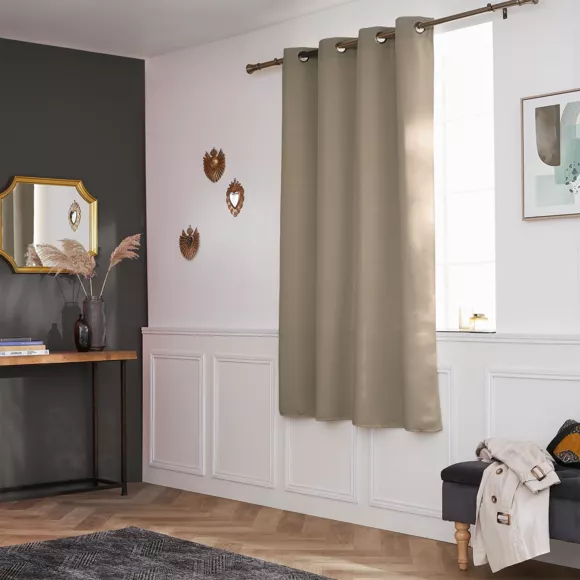 Rideau obscurcissant (140 x 180 cm) Dark Taupe