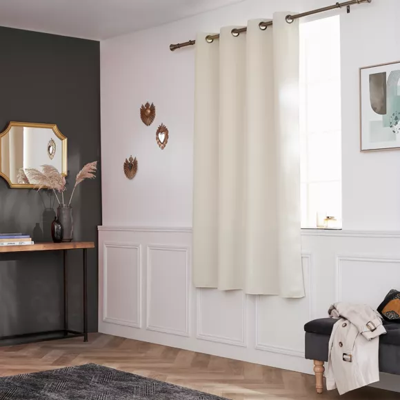 Rideau obscurcissant (140 x 180 cm) Dark Beige pampa