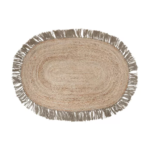 Alfombra en yute (80 x 120 cm) Kinogi Beige