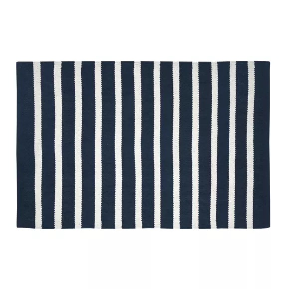 Alfombra en algodón (60 x 90 cm) Calvi Azul marino