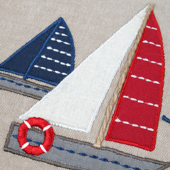 Cuscino rettangolare cotone (30 x 50 cm) Fregate Beige