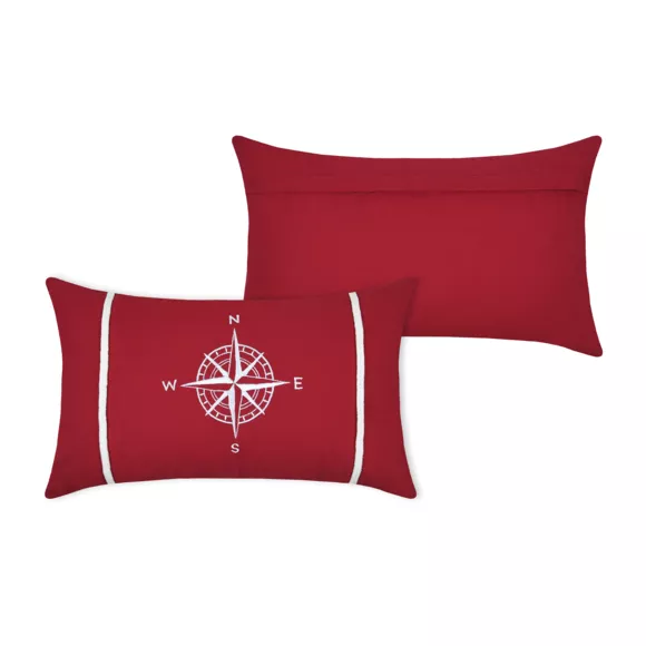 Cojín rectangular en algodón (30 x 50 cm) Fregate Rojo