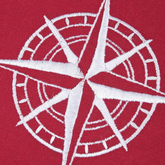 Cojín rectangular en algodón (30 x 50 cm) Fregate Rojo