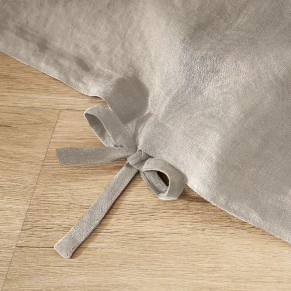 Funda Nórdica en lino lavado (260 cm) Louise Beige 3