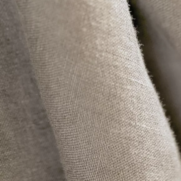 Drap plat lin lavé (240 cm) Louise Beige 2